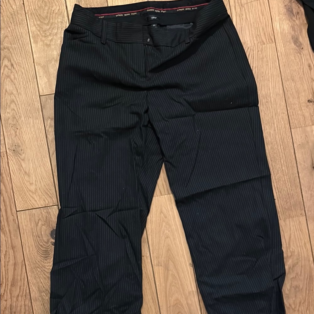 Express Black Trousers Versatile Classic Style